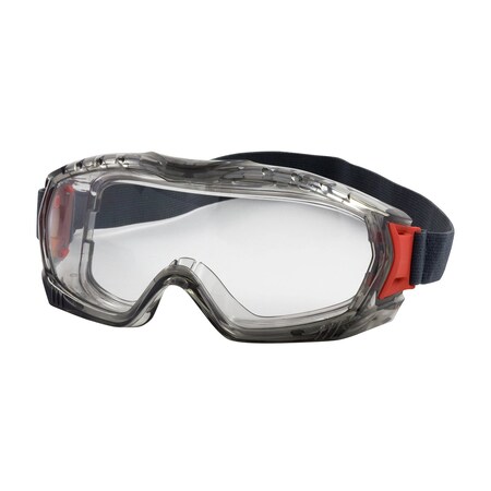 Pip Indirect Vent Goggle with Gray Body, Clear Lens and Anti-Scratch / FogLess 3SixtyCoating 251-60-0020